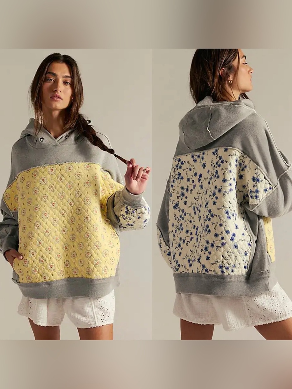 NWT- We The Free Get Ditsy Hoodie